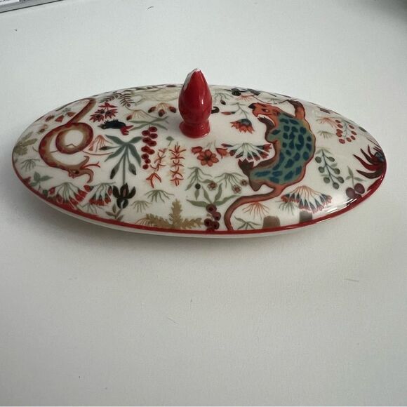 ANTHROPOLOGIE House of Hackney Trematonia Teapot Lion Menagerie Stoneware FLAW - Picture 10 of 12